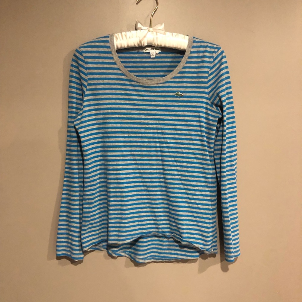 Sale 🎀 Striped Lacoste tee